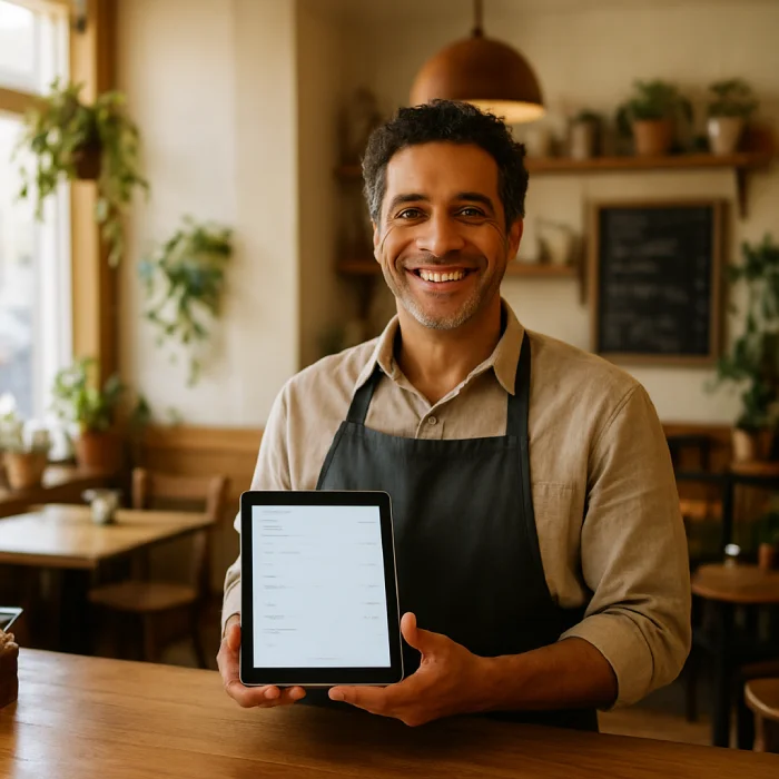 Un commerce local accueillant dans son établissement